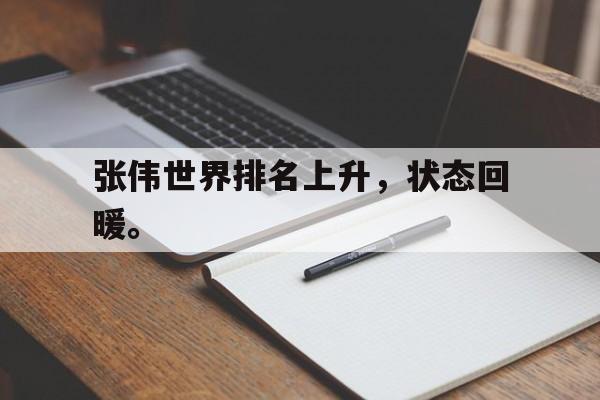张伟世界排名上升，状态回暖。